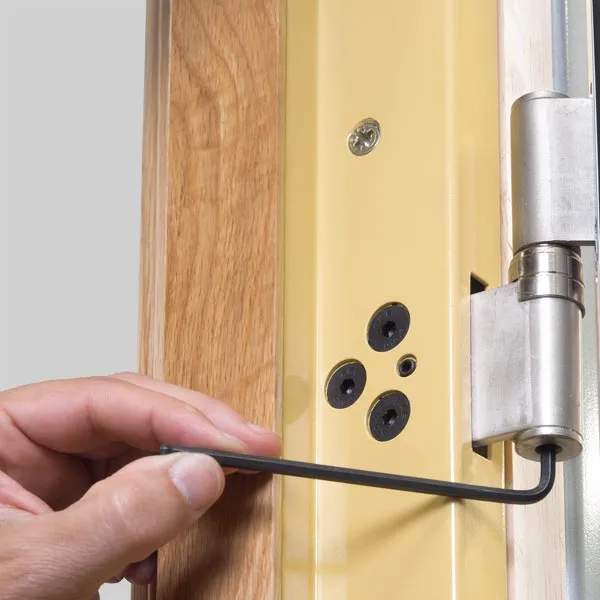 Bisagras y refuerzos estructura THOR 20